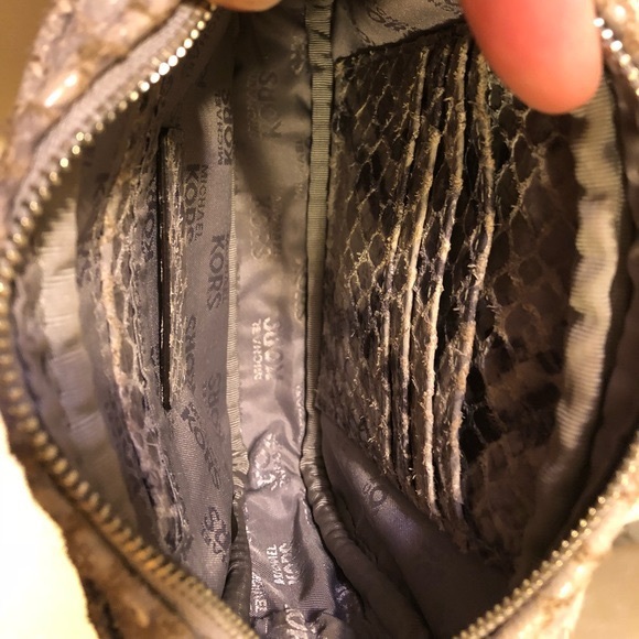 Michael Kors Python Mini Crossbody - Picture 7 of 7